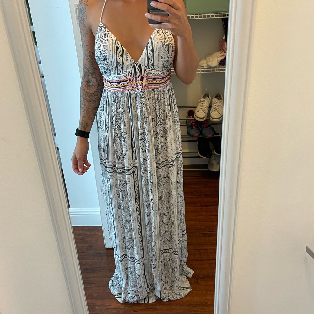 Full length rip curl dress